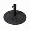 Flash Furniture Kona Black Cement Patio Umbrella Base w/Sunburst Patterned Wthrproof Polymer Coating, 19.25-in. Dia GM-WL-B49014A-BK-GG - alternate 4